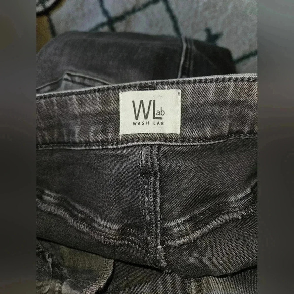 Wash lab midi denim skirt - Picture 3 of 5